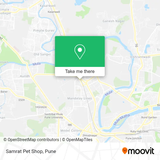 Samrat Pet Shop map