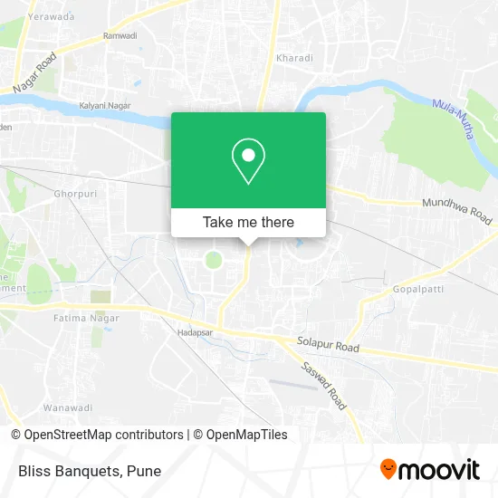 Bliss Banquets map