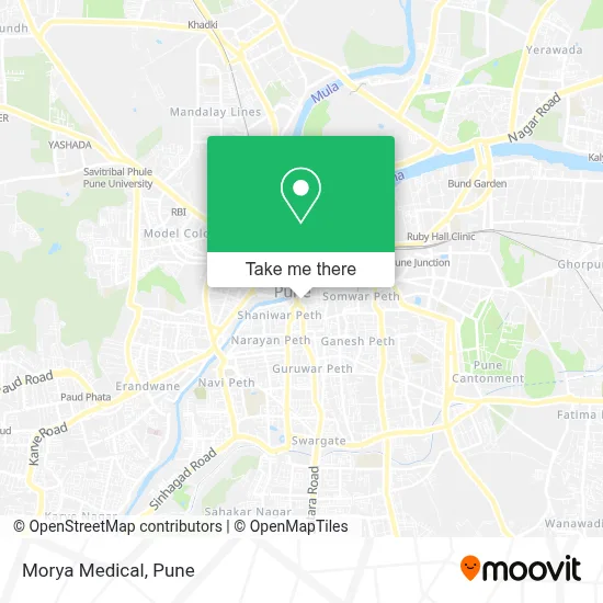 Morya Medical map