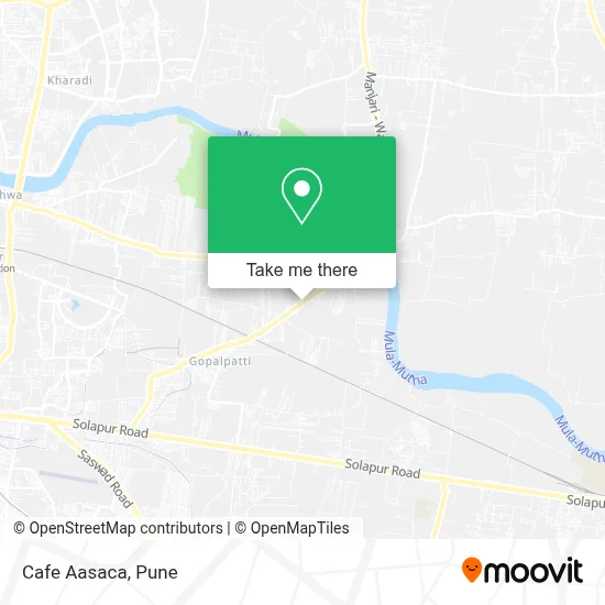Cafe Aasaca map
