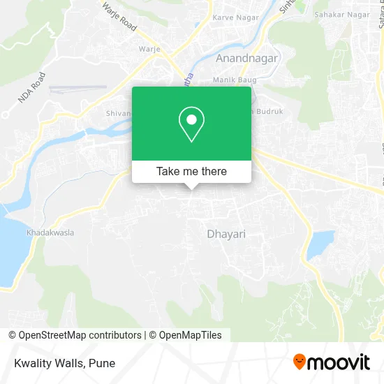 Kwality Walls map