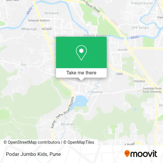 Podar Jumbo Kids map