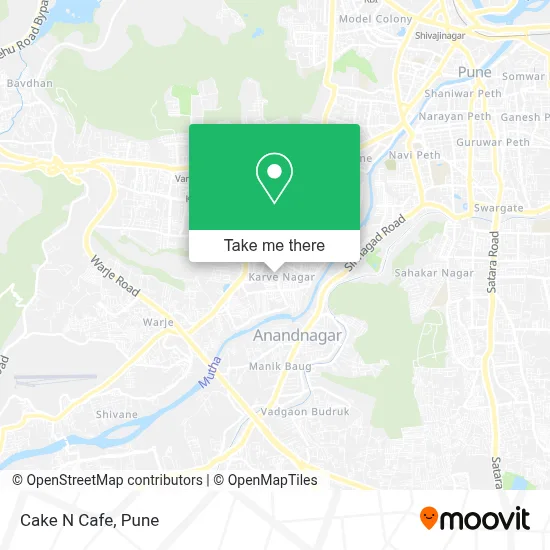 Cake N Cafe map