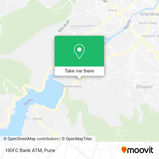 HDFC Bank Atm map