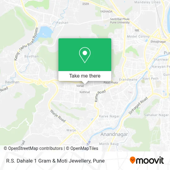 R.S. Dahale 1 Gram & Moti Jewellery map
