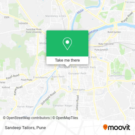 Sandeep Tailors map