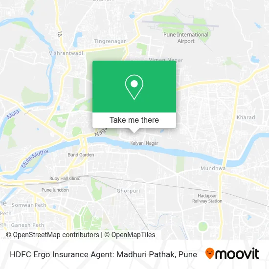 HDFC Ergo Insurance Agent: Madhuri Pathak map