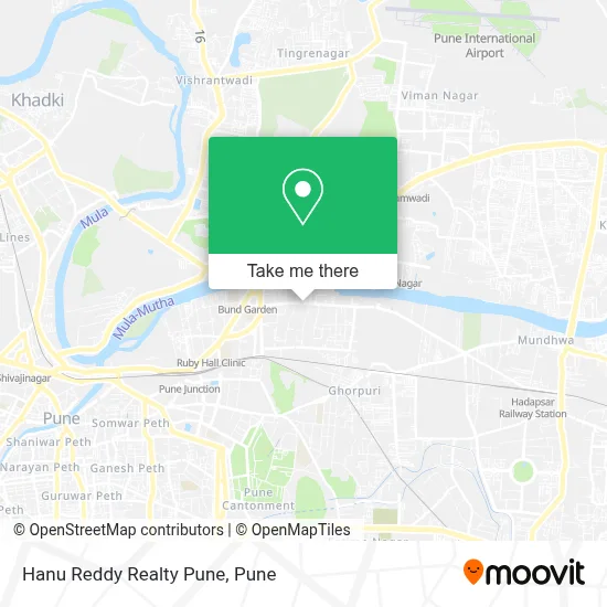 Hanu Reddy Realty Pune map