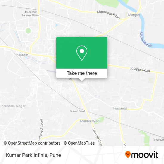 Kumar Park Infinia map