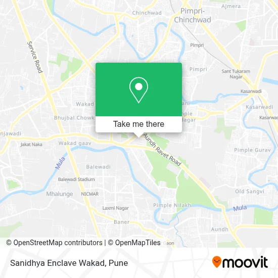 Sanidhya Enclave Wakad map