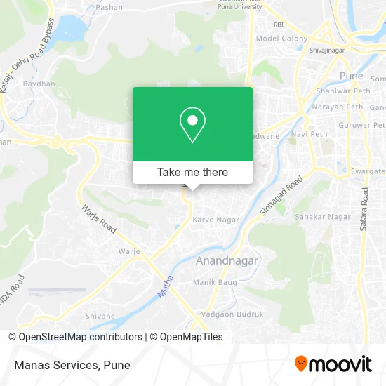 Manas Services map