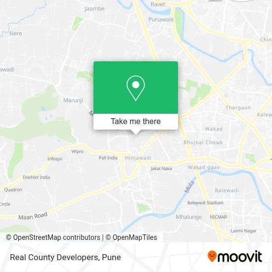 Real County Developers map