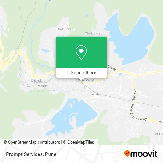 Prompt Services map