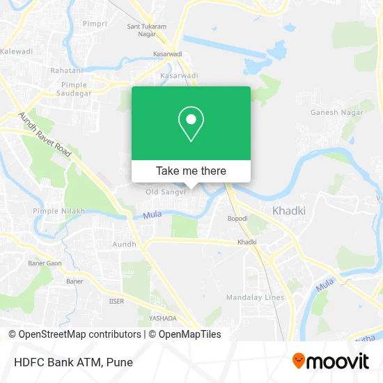 HDFC Bank Atm map