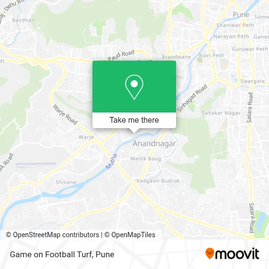 Game on Football Turf map