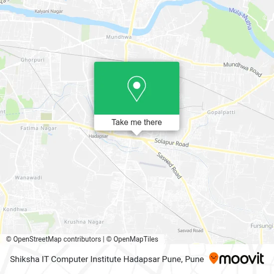 Shiksha IT Computer Institute Hadapsar Pune map