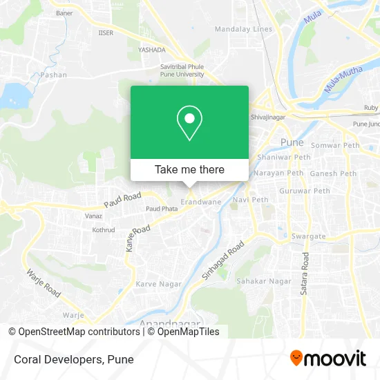 Coral Developers map