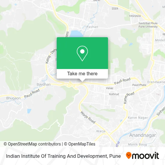 Indian Institute Of Training And Development map