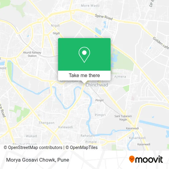 Morya Gosavi Chowk map