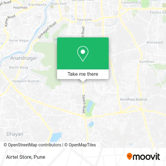 Airtel Store map