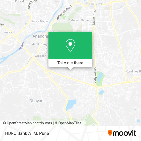 HDFC Bank Atm map