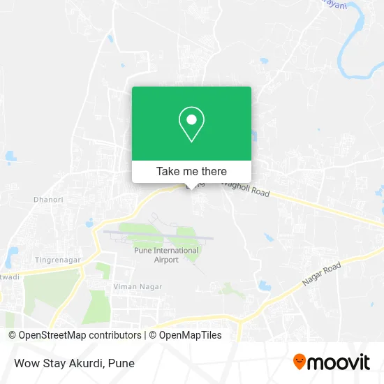 Wow Stay Akurdi map