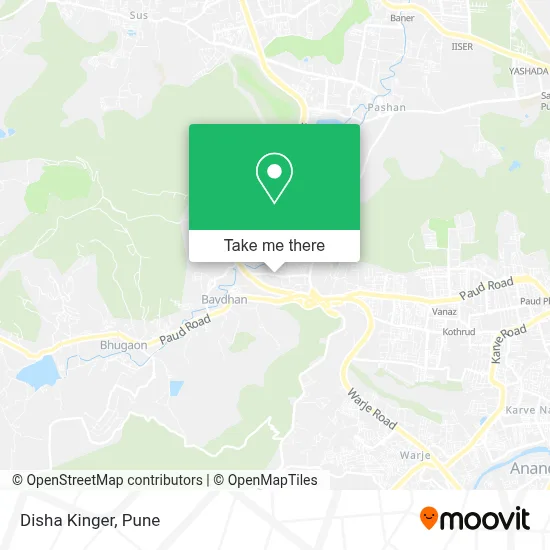 Disha Kinger map