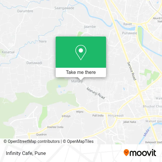 Infinity Cafe map