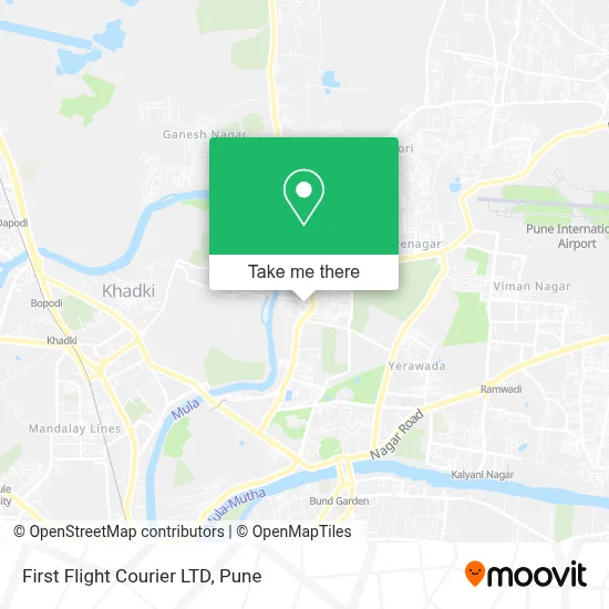 First Flight Courier LTD map