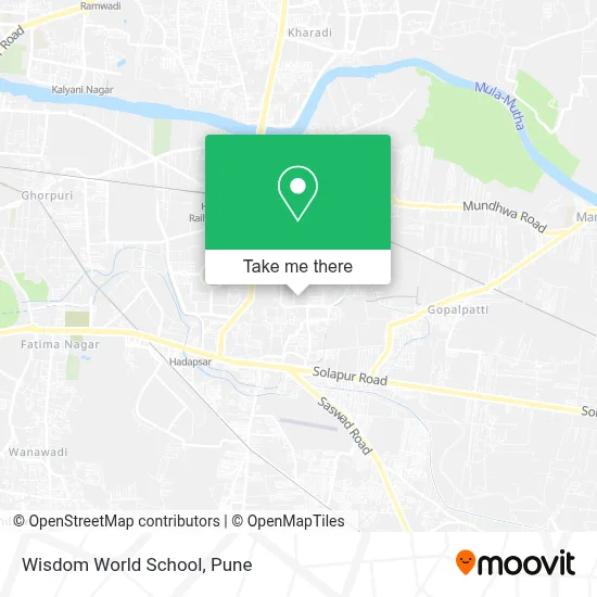Wisdom World School map