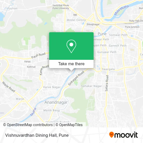 Vishnuvardhan Dining Hall map