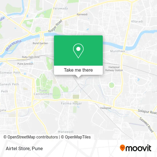 Airtel Store map