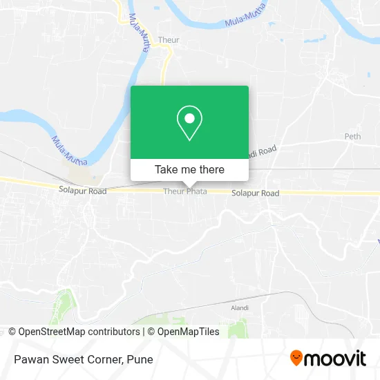 Pawan Sweet Corner map