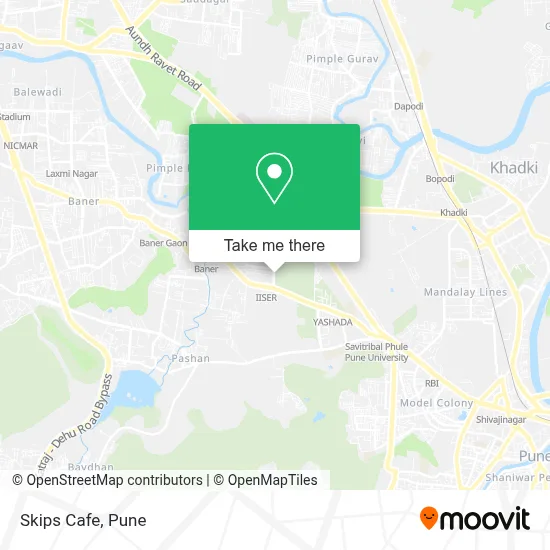 Skips Cafe map