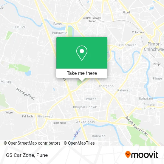 GS Car Zone map