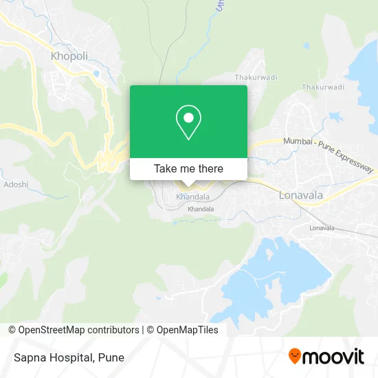 Sapna Hospital map