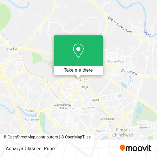 Acharya Classes map