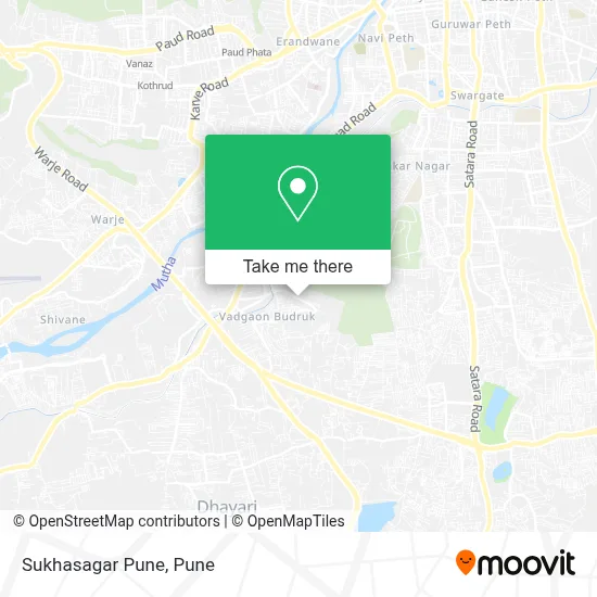 Sukhasagar Pune map