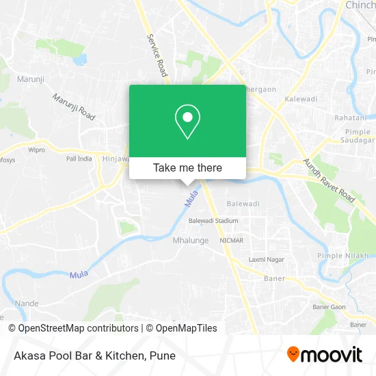 Akasa Pool Bar & Kitchen map
