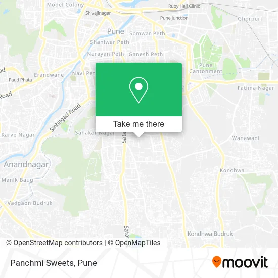 Panchmi Sweets map