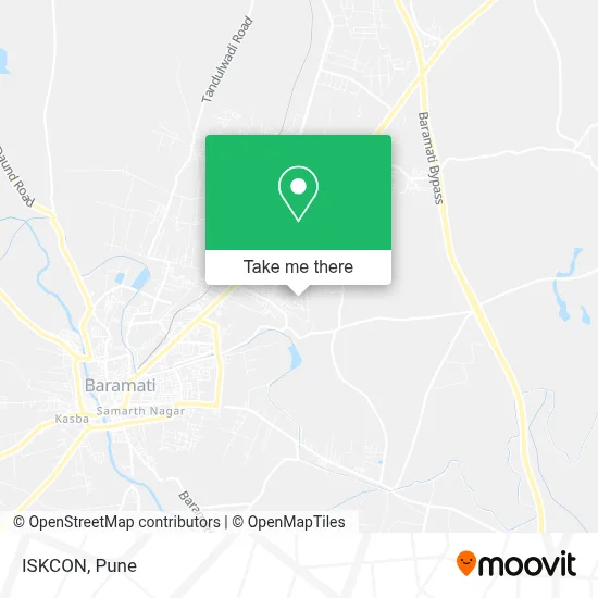 ISKCON map