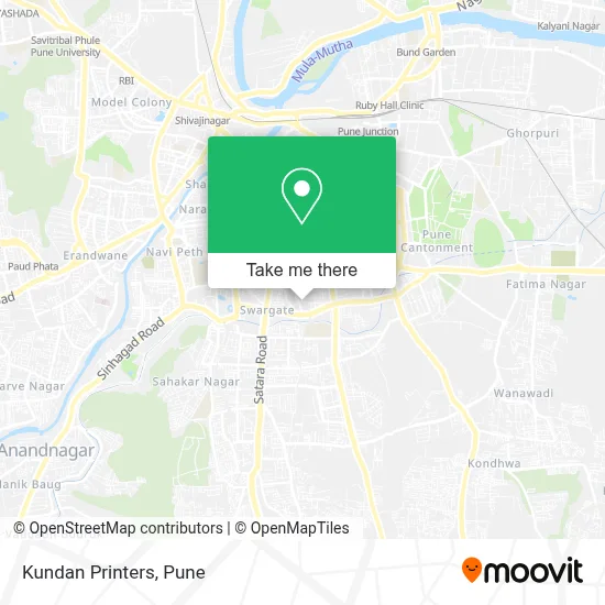 Kundan Printers map