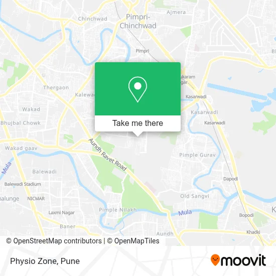Physio Zone map
