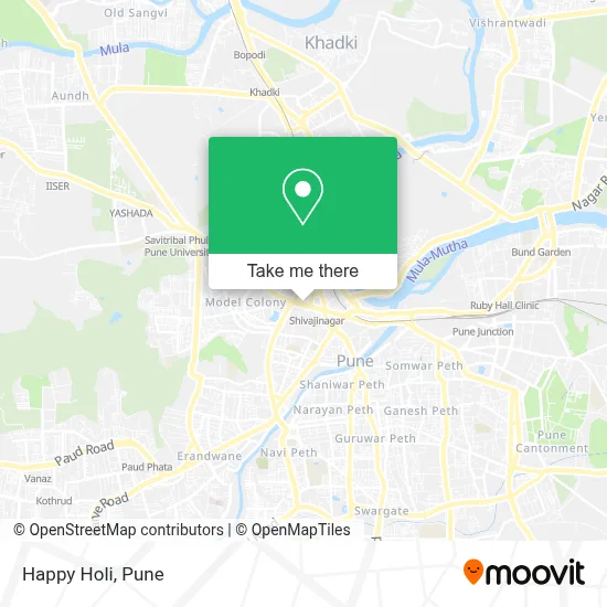 Happy Holi map