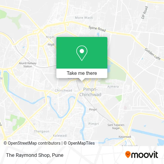 The Raymond Shop map