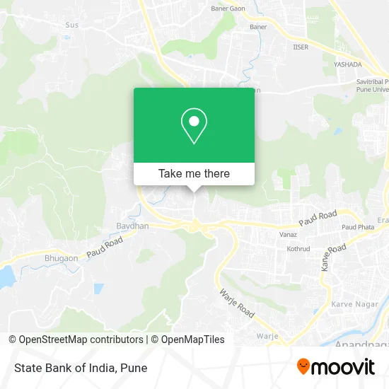 State Bank Of India map