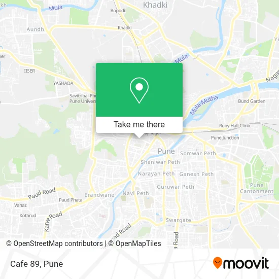 Cafe 89 map