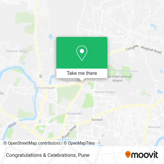 Congratulations & Celebrations map