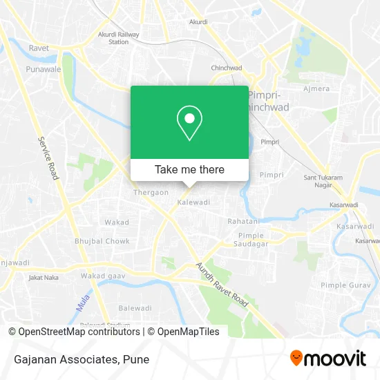 Gajanan Associates map
