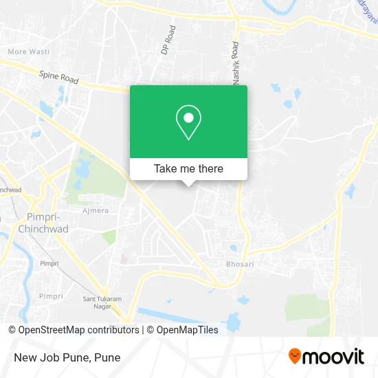 New Job Pune map
